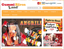 Tablet Screenshot of gummibaerenland.de